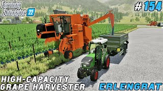 Cargo Distribution, Grape Harvesting with Modern Harvester | Erlengrat Farm | FS 22 | Timelapse #154