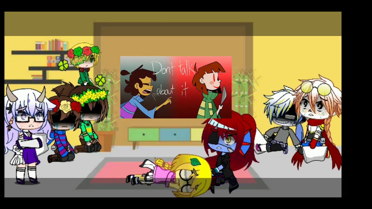 Undertale react to Game over// part 20... Requested video// part 16