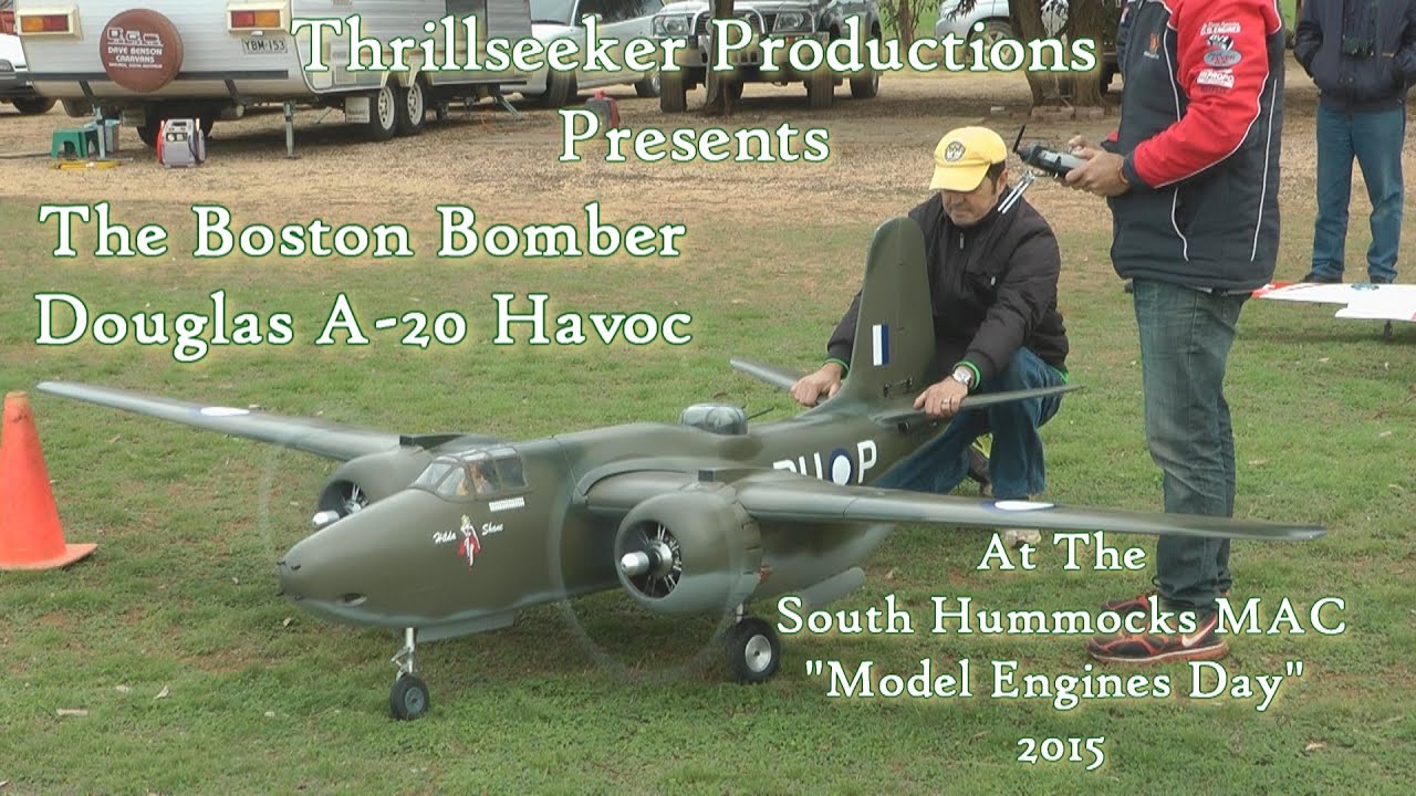 Douglas A-20 Havoc/Boston Bomber at Model Engines Day SHMAC 2015