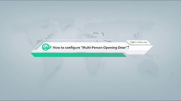 How to Configure "Multi-Person Door Opening" in ZKBio CVSecurity | ZKTeco Academy