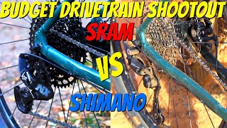 The best budget MTB drivetrain? SRAM NX VS. SHIMANO DEORE!