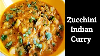 Instant Pot Zucchini Potato Curry | No Onion-Garlic Zucchini Aloo Curry| व्रत वाले ज़ुक्किनी की सब्ज़ी