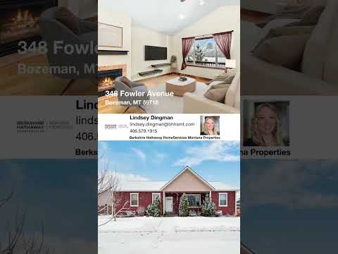 348 Fowler Avenue, Bozeman, MT home video tour