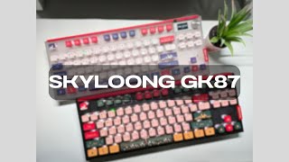 รีวิว Skyloong GK87 คีย์บอร์ดมีปุ่ม Knob มาพร้อมกับ Monitor Screen สุดสวยใน Theme christmas!