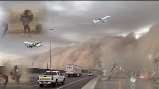 Massive Haboob dust storm hits Arizona Phoenix, Casa Grande today