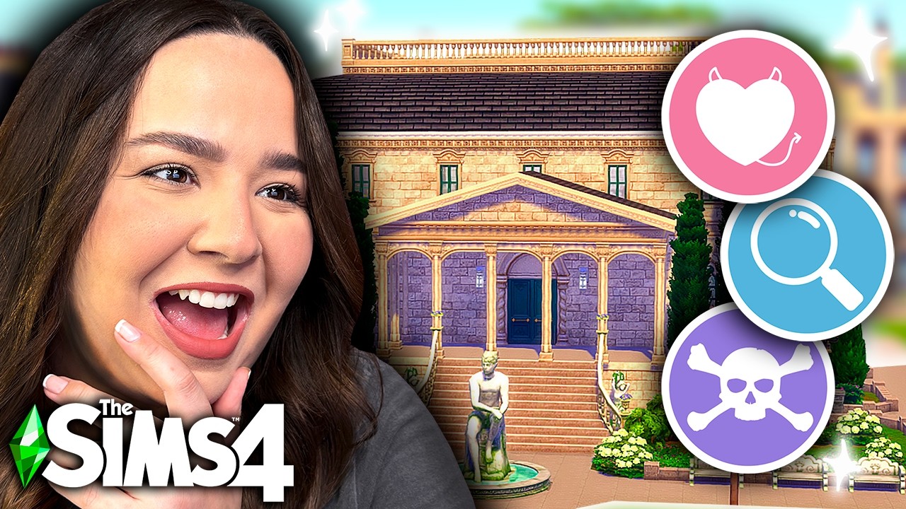 Cada CÔMODO é um GÊNERO LITERÁTIO no THE SIMS 4 ✨📖