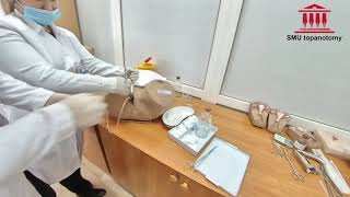 Puncture of the posterior fornix of vagina
