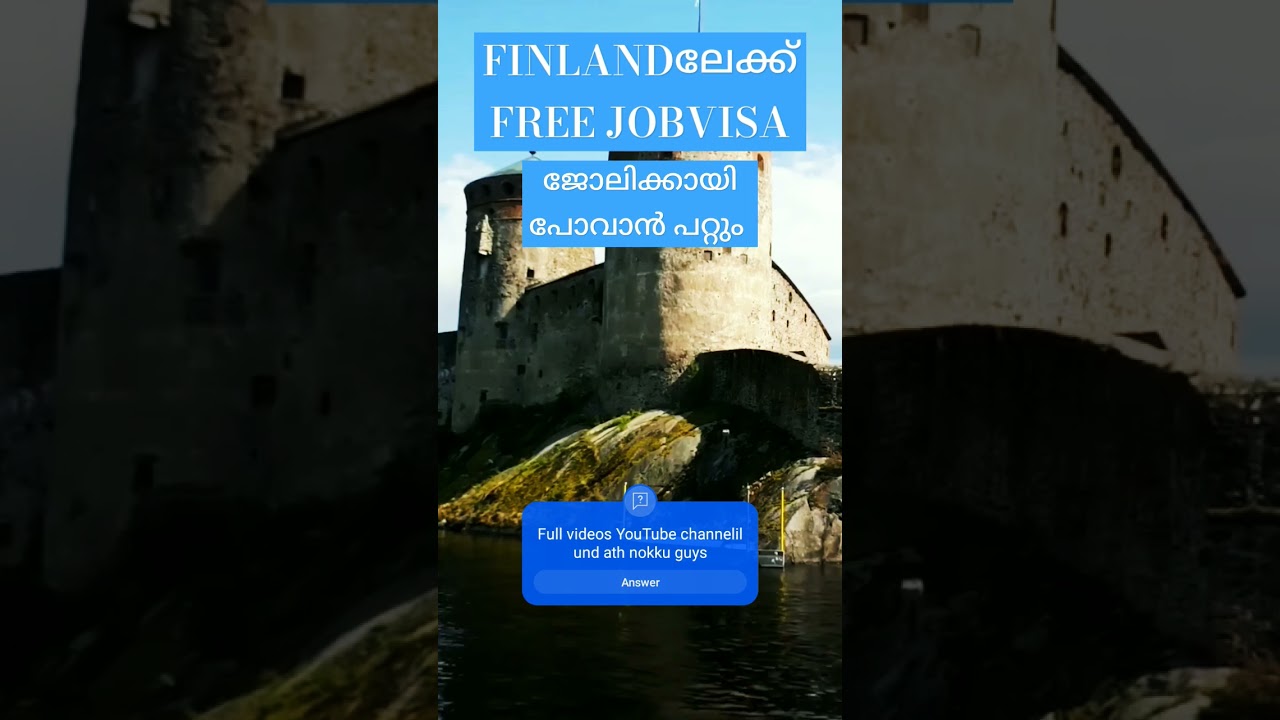 FINLAND FREE JOBVISA|finland workvisa|wayfarerinsights|malayalam|sponsorship jobs  