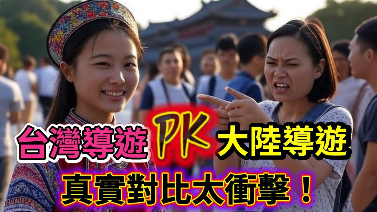 台灣導遊pk大陸導遊：差異超乎想像！ | 遊客不買東西就被……！大陸導遊怒罵片曝光！台灣導遊反差太暖！| 導遊也分兩種人！台灣導遊讓你愛上旅遊，大陸導遊讓你後悔出發！