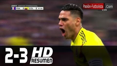 Francia vs Colombia 2-3 RESUMEN GOLES Amistoso Internacional [Friendly-Match] 23/03/2018