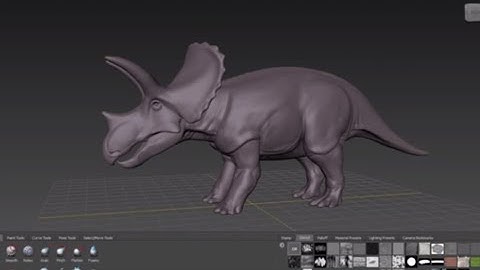 Dev Stream - Eotriceratops Scultping #1 - (August 14 2019)