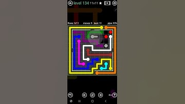 How To Solve Flow Free Courtyard Pack Level 134 11x11 Hard Board Walk Through Solution Walkthrough