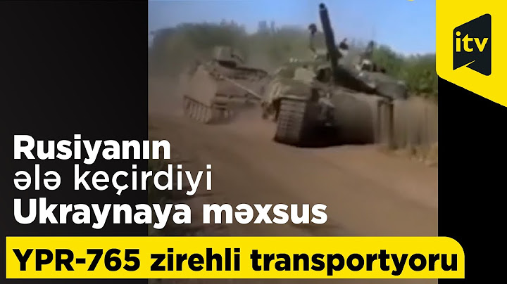 Rusiyanın Xersonda ələ keçirdiyi Ukraynaya məxsus YPR-765 zirehli transportyoru