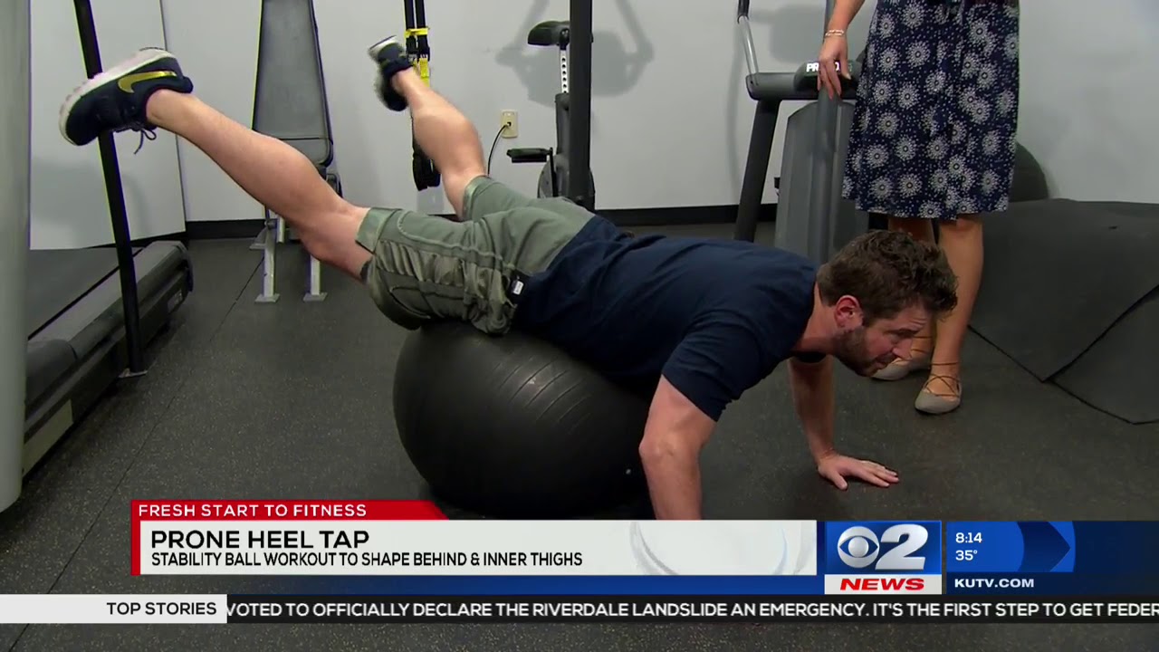 Fresh Start 2 Fitness Stability Ball Workout - YouTube