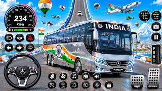 Crazy Bus Mega Ramp Impossible Racing - Bus Stunts Racing - Bus Simulator 3D -Android Gameplay screenshot 1