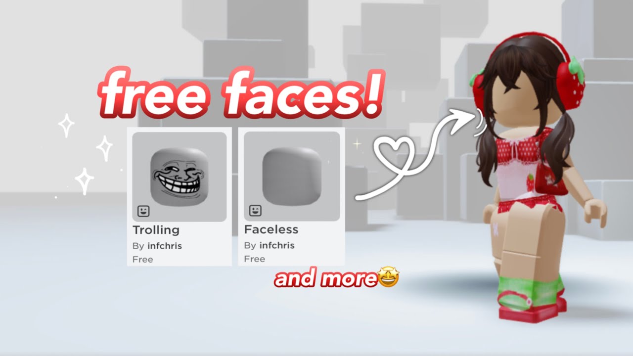 HOW TO GET A ROBLOX FACELESS FOR FREE 😱 