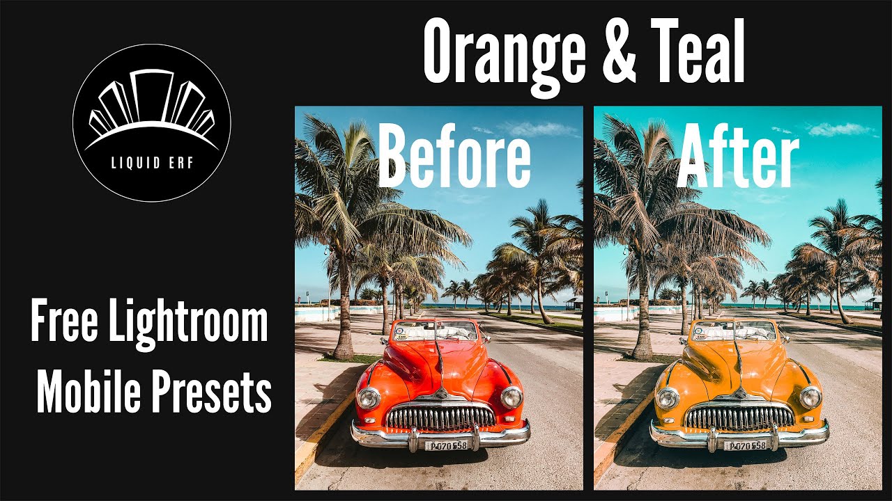 How To Edit Orange and Teal Effect | 3 Free Lightroom Mobile Presets