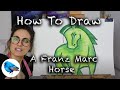 Learn how to draw A FRANZ MARC HORSE USING YOUR EMOTIONS: STEP BY STEP GUIDE (Age 5 +)