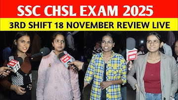 SSC CHSL Review & Analysis 2025 | 2nd shift 18 november | Shift Wise Question Paper Review
