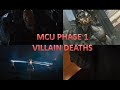 MCU Phase 1 -  All Villain Deaths - Marvel - Skiller Mode X