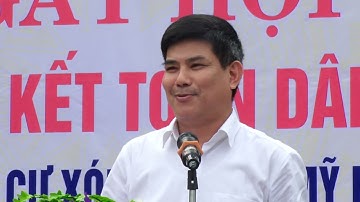 Đồng chí Lê Chí Huyên, Ủy viên Ban Thường vụ Huyện ủy, Phó Chủ tịchUBND huyện dự Ngày hội DĐK