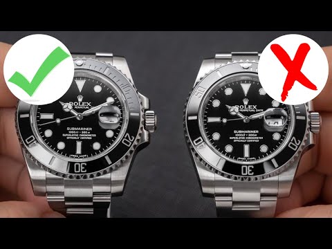 Video: Gerçek ve Sahte Rolex Saatleri Ayırt Etmenin 3 Yolu