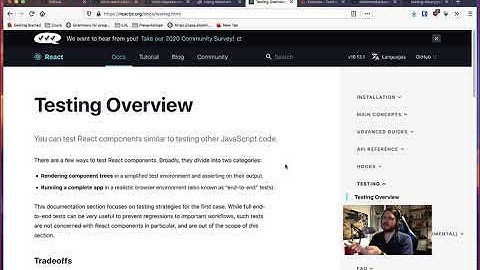 Testing et Fullstack WebApp