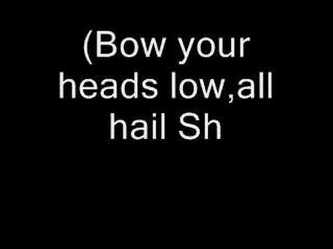 All hail Shadow lyrics (Crush 40)