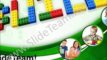 Build Word With Lego PowerPoint Templates ppt Themes 1012 Slides Backgrounds
