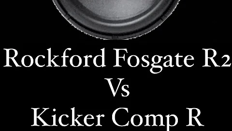 Rockford Fosgate vs Kicker Comp R Three 12inch Sub...