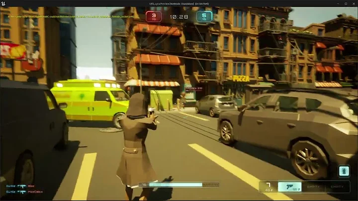 UE5: LYRA with Synty characters and maps 01