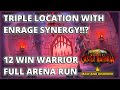The Rare Location Enrage Synergy Deck!! | 12 Win Warrior Full Arena Run | Maw and Disorder