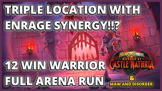 The Rare Location Enrage Synergy Deck!! | 12 Win Warrior Full Arena Run | Maw and Disorder