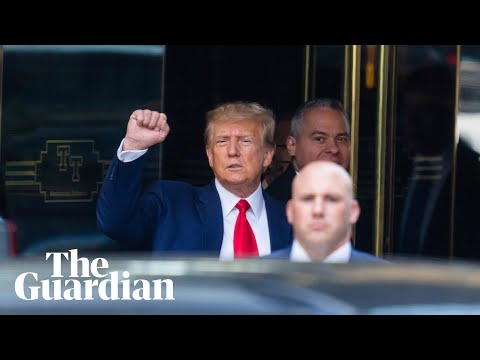 Donald Trump makes trip from Trump Tower to courthouse for arraignment