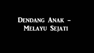 Dendang Anak Melayu Sejati chords