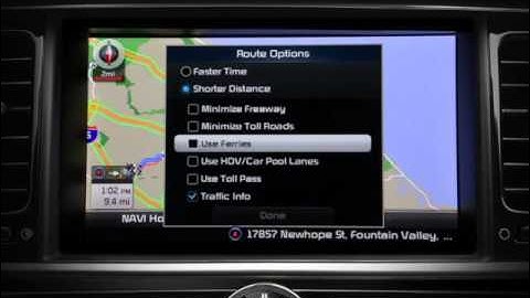49. Navigation After Setting a Destination: Starting Route Guidance