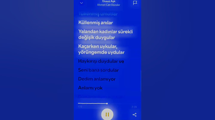 Ahmet Can Dündar - Onsuz aşk (şarkı sözleri)