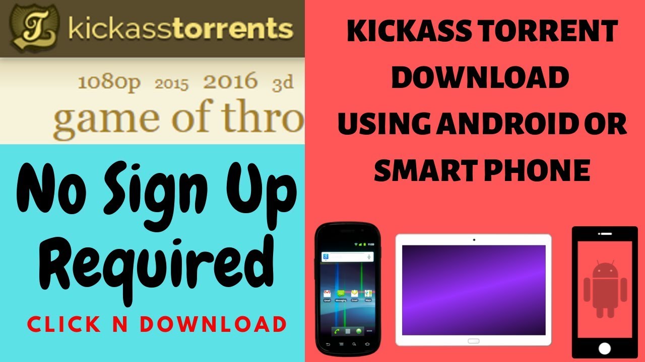 lommeregner ulækkert udsultet How to Download from Kickass Torrent using Android Phone in 2020 - YouTube
