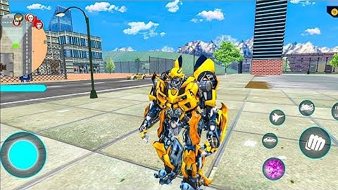 Bumblebee Jet Bike Car Flying Transformation Robot  Game 2020 - Android Gameplay