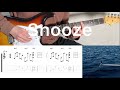 SZA - Snooze (guitar cover with tabs & chords)