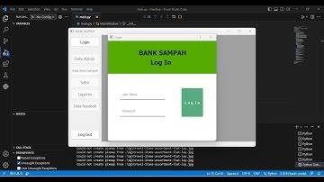 Aplikasi Bank Sampah - Pyqt5