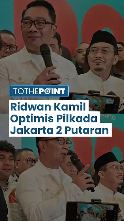 Ridwan Kamil Optimis Pilkada Jakarta 2 Putaran meski Tak Pungkiri Hasil Tak Sesuai Rencana Awal