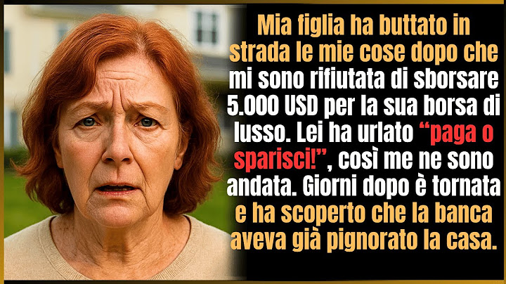 Rifiutai di pagare 5.000$ per la sua borsa di lusso; mia figlia mi ha cacciata. Allora io…