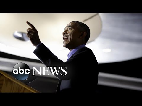 Barack Obama and George W. Bush make rare public appearances
