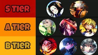 BREATHING + ARTS TIER LIST // AUGUST 2022