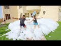 WE FILLED OUR HOUSE WITH FOAM *100,000 LITRES* !!!