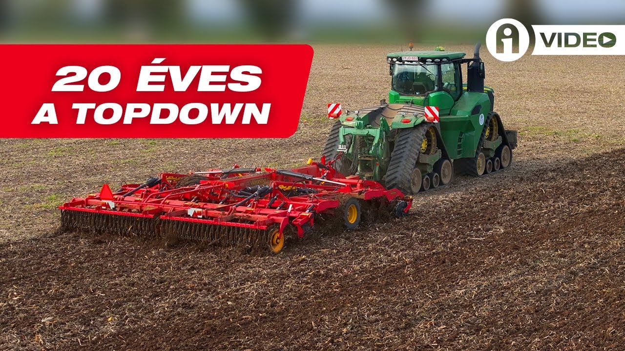 Väderstad TopDown: Tapasztalatok MixIn készárral és BreakMix kopóheggyel!