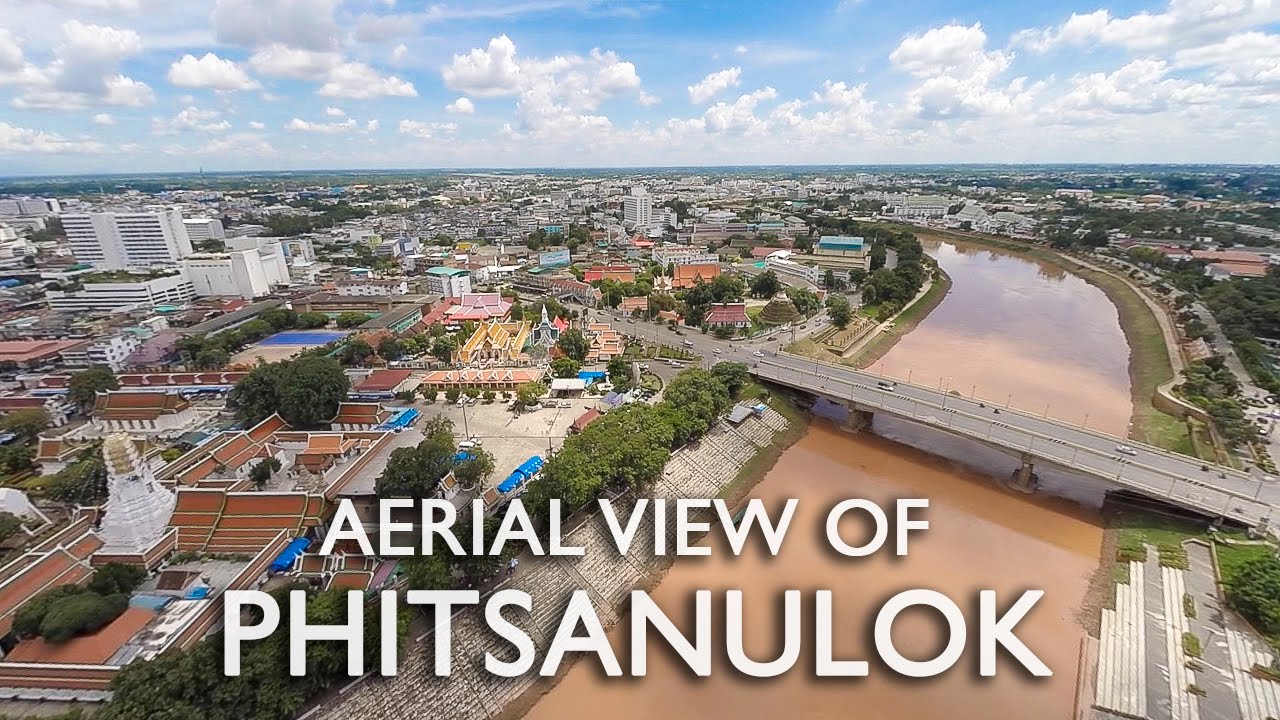 Aerial view of Phitsanulok by KORO Films วีดีโอมุมสูงพิษณุโลก