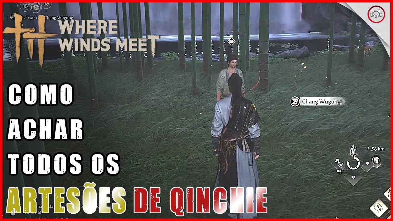 Miniatura do vídeo Where the Wind Meet, Como achar Todos os Artesões de Qinchie | Super-dica