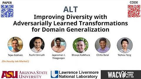[WACV 2023] ALT: Adversarially Learned Transformations (Tejas Gokhale)